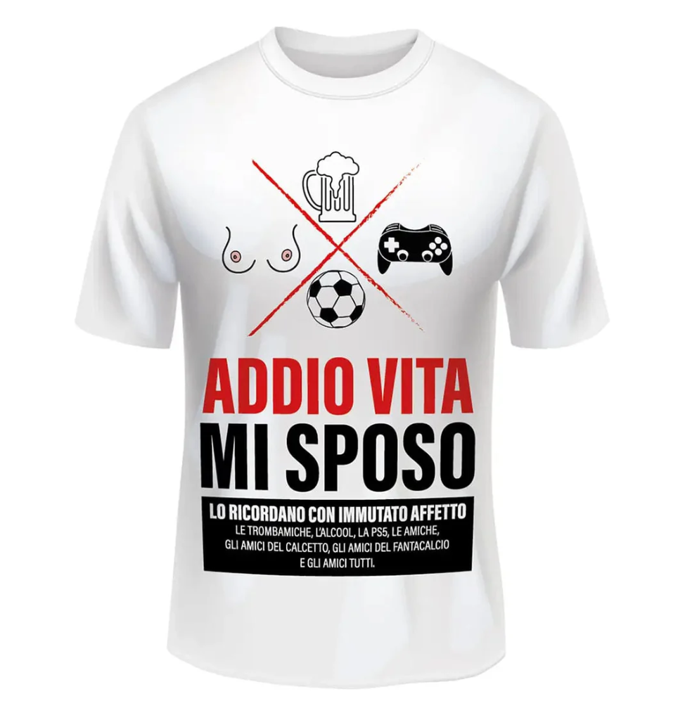 T-Shirt ADDIO VITA...MI SPOSO