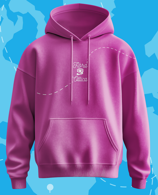 Felpa AROUND THE WORLD - Fibra Ottica (unisex)