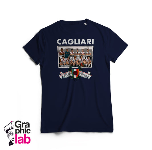 T-Shirt Is Mellusu Cagliari Calcio - Campione d'Italia